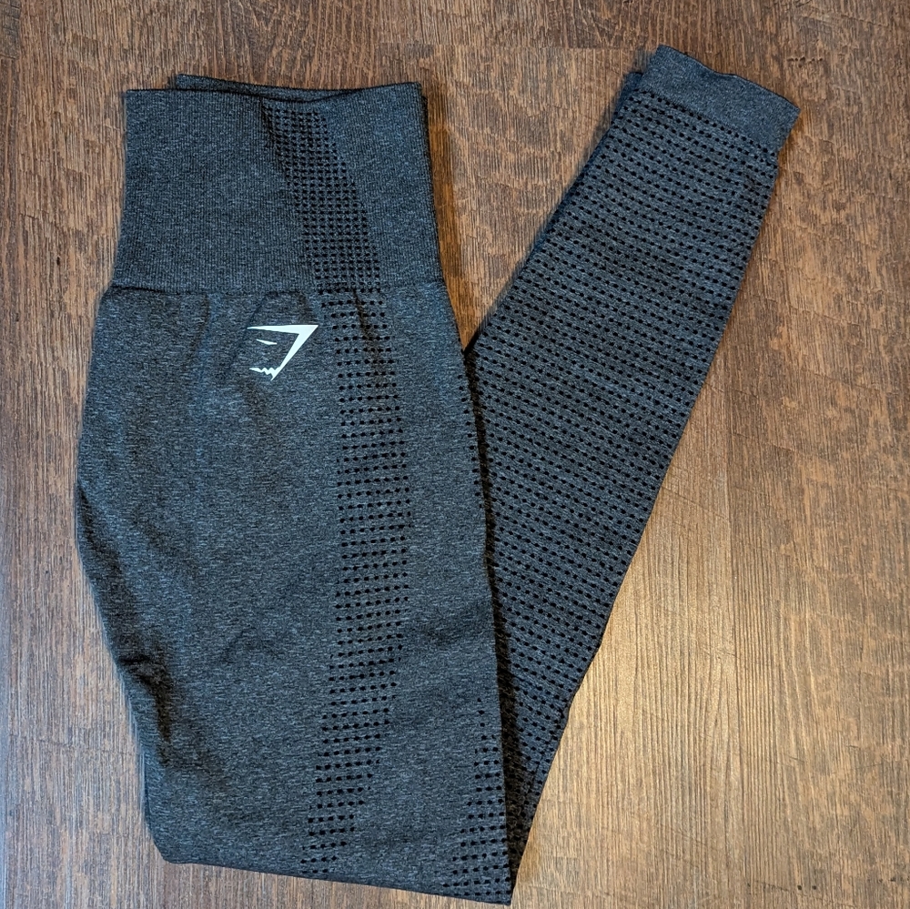Gymshark Charcoal Flex Leggings (S)